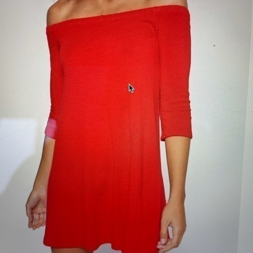 Tobi off shoulder shift dress